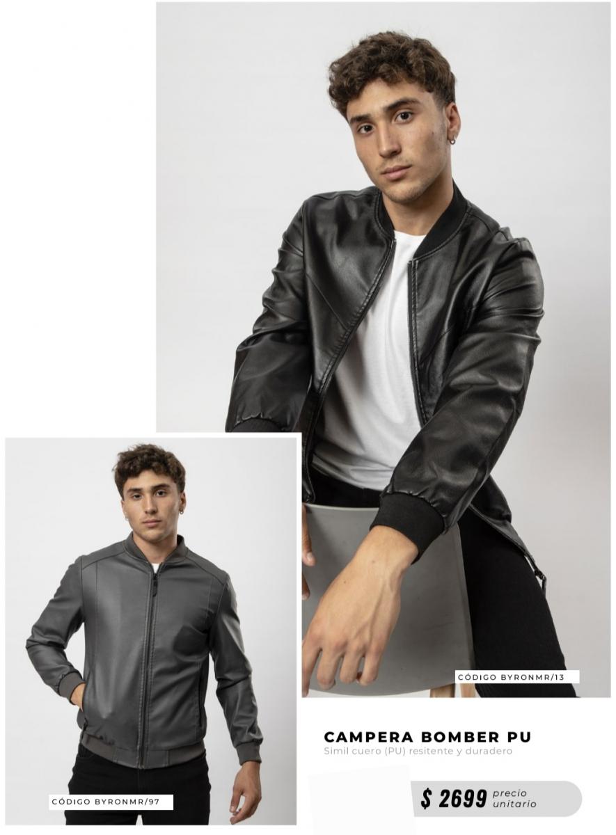 Campera Bomber PU