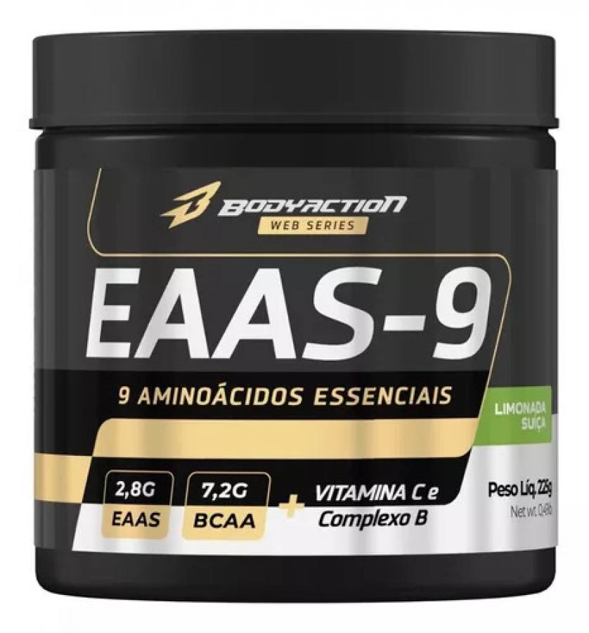 Eaas-9 225g Aminoácidos Eaa-9 Premium Bodyaction